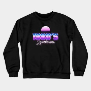 1980s synthwave Crewneck Sweatshirt